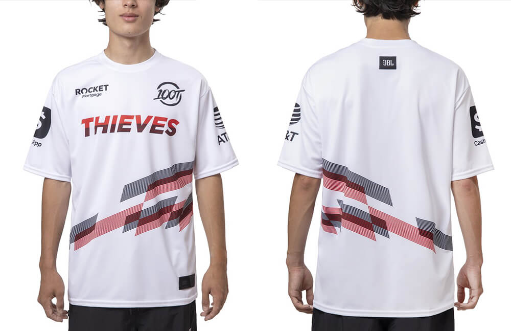 100 Thieves 2021 Cardinal jersey The Gaming Wear